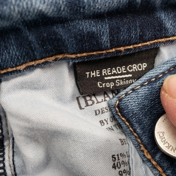 Blank NYC The Reade Crop Denim Skinny in News Worthy - Picture 8 of 9